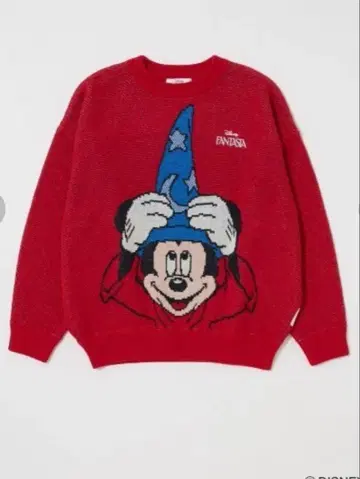 디즈니 미키 판타지아 MD JACQUARD 니트탑
