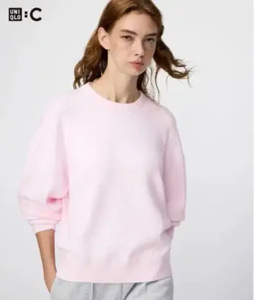 UNIQLO 스무스 코튼 크루넥 스웨터