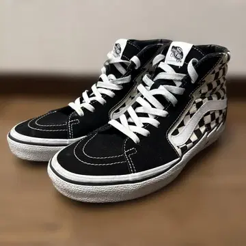 Vans 하이컷 스니커즈 블랙/체커