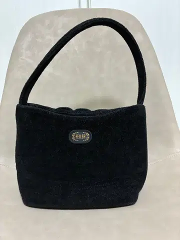 FEILER 페이러 핸드백 블랙 무지 골드