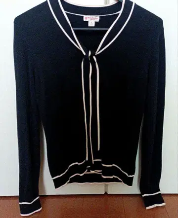 Brooks Brothers 블랙 리본 포함 코튼 스웨터