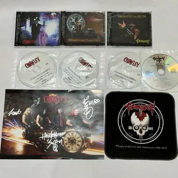 CROWLEY 2025년 11월 출시 CD 풀세트 [ 재팬메탈 CD ]