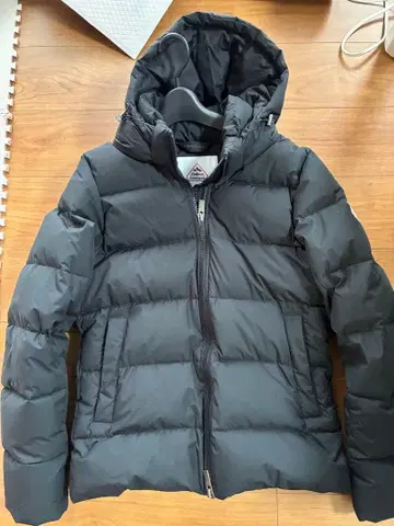 PYRENEX 후드 부착 다운 자켓 다크 그레이