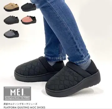 MEI 모크 슈즈 블랙