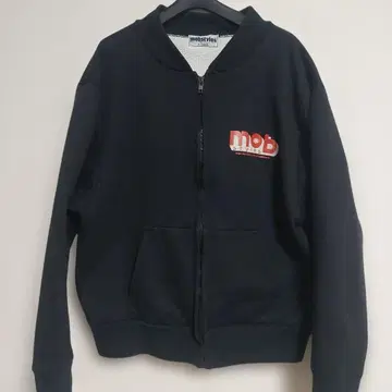 mobstyles 안쪽 기모 두꺼운 풀 집업 맨투맨 X-LARGE