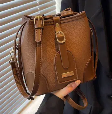 마지막 1개 ZARA 장르 해외 브랜드 럭셔리 2way 숄더백 브라운