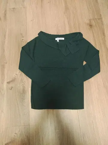 STRAWBERRY FIELDS 다크 그린 니트 긴팔