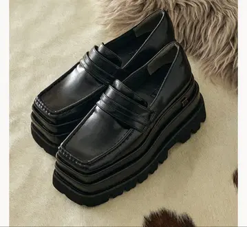 Darich 다리치 플랫폼 로퍼 M 사이즈 BLK