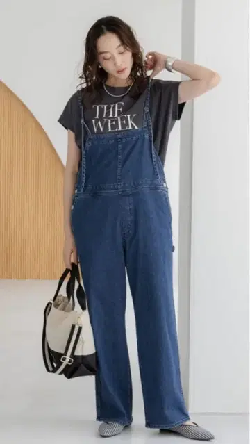 Elura 엘룰라 성인 데님 오버롤