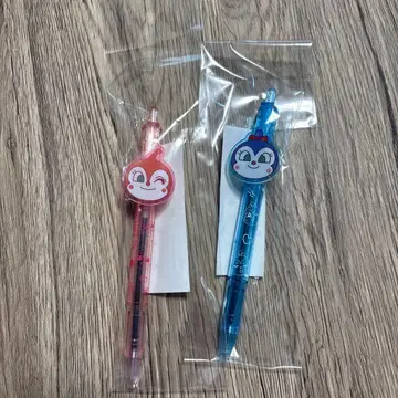 호빵맨 뮤지엄 한정판 클리어 볼펜 코킨짱 짤랑이