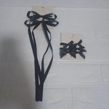 리본 고무 & 클립 세트