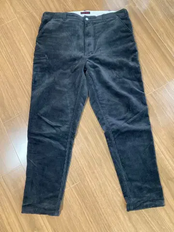 BLUE BLUE 블루블루 스트레치 코듀로이 슬림 로거 팬츠