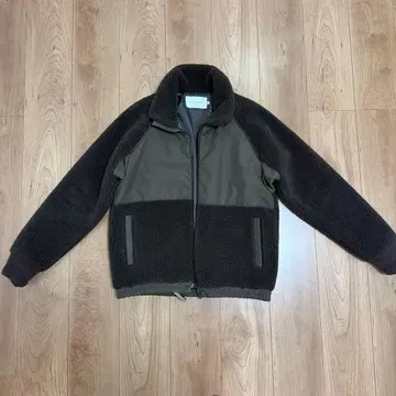 컬리 보아 플리스 자켓 브라운 사이즈 1