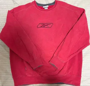 Reebok 빨간색 맨투맨 트레이닝복 L