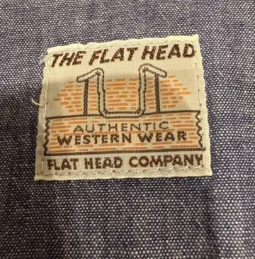 THE FLAT HEAD 샴브레이 셔츠 사이즈 38
