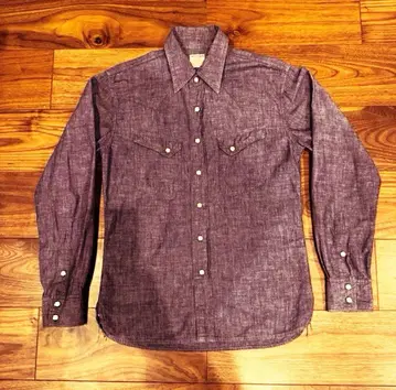 THE FLAT HEAD 샴브레이 셔츠 사이즈 38