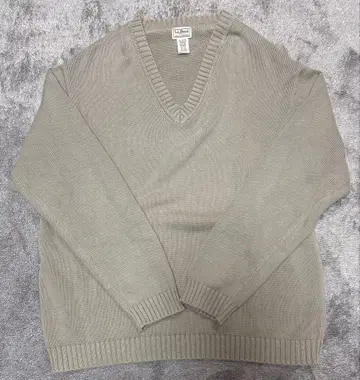 [레어] 고급 00년대 L.L.Bean V넥 코튼 니트