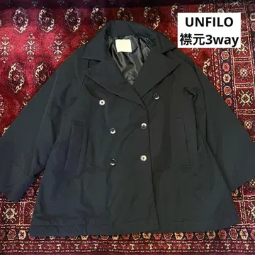 컨디션 최상 앙피로 아우터 코트 옷깃 3way 온워드 카시야마 충전솜 M