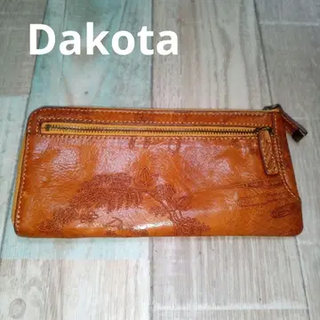 Dakota 다코타 가죽 L자형 지퍼 브라운 장지갑 알티지아나