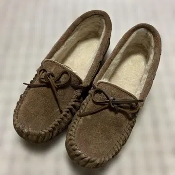 emu 브라운 스웨이드 모카신 25cm