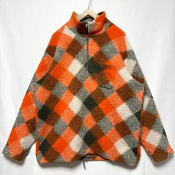 L 사이즈! ENGINEEREDGARMENTS 다이아 플리스 풀오버