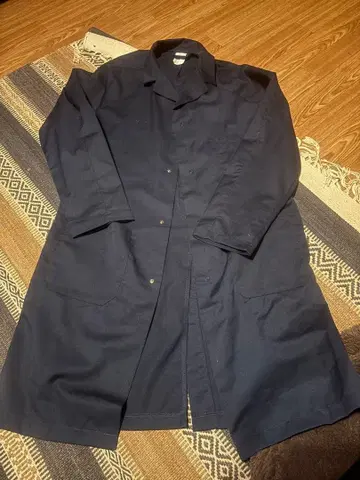 네이비 스텐카라 코트