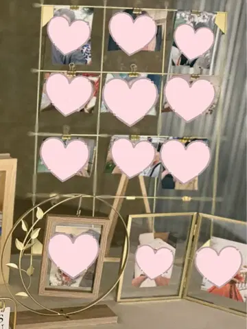 골드 사진 프레임 웰컴 스페이스 4종 세트