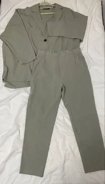 카키 셋업 남성용