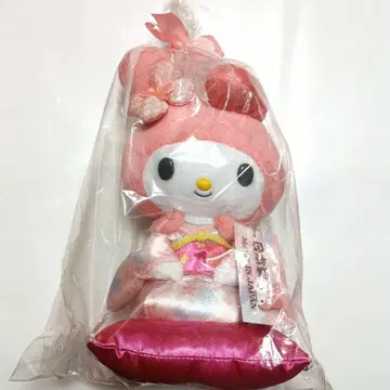 새상품 마이멜로디 봉제 인형 일본제 산리오 기모노 레어