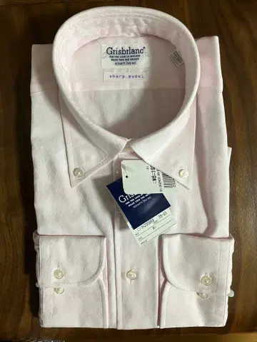 Grisbrlanc 핑크 드레스 셔츠 샤프 모델 39-83