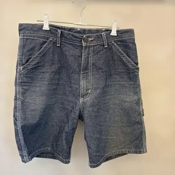 러브 웍스 LAV WORKS 샴브레이 숏팬츠 L USA제