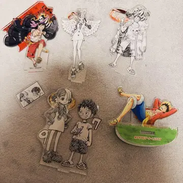 원피스 아크릴 스탠드 5체 세트