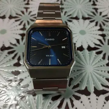 CASIO 파랑 손목시계 WR 50M