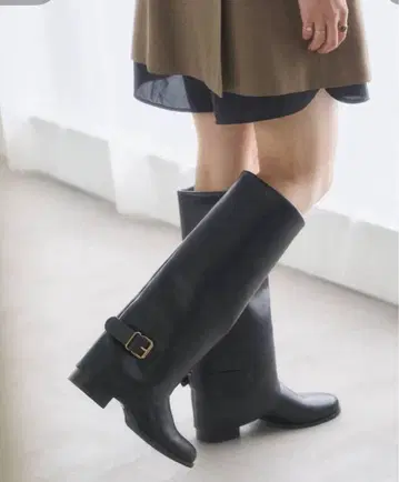 버클 와이드 커버 부츠