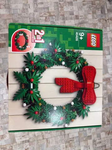 LEGO 40426 2in1 크리스마스 리스 키트 미개봉 새상품