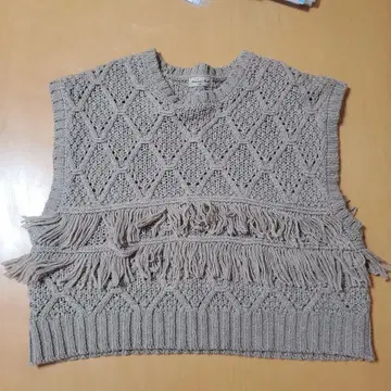 Samansa Mos2 프린지 니트 베스트