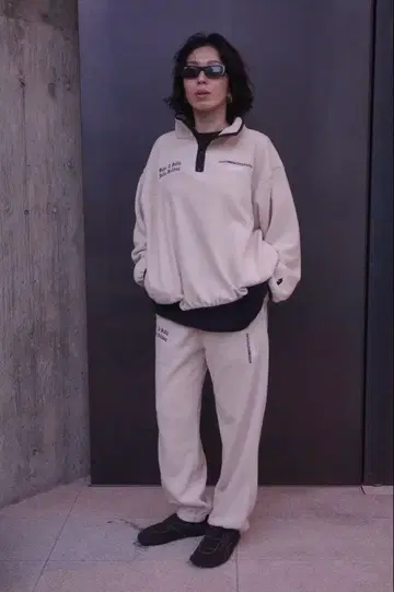 플리스 셋업 아이보리 4seasons_tokyo 나가오 에츠미