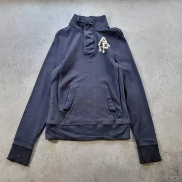 [ 새상품급 ] Abercrombie&Fitch 하프 지퍼 맨투맨 M