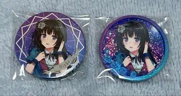 뱅드림 캔뱃지 시로가네 린코 Roselia 10th 노멀 홀로