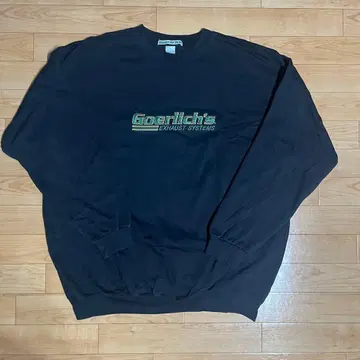 블랙 맨투맨 구제 의류 L 사이즈