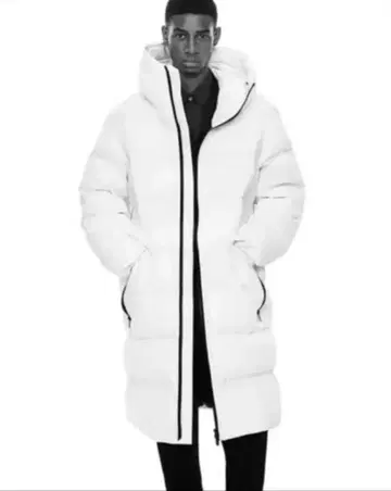 +J 화이트 다운 코트