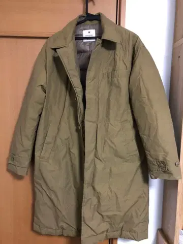 snow peak 스노우피크 다운 코트 JPN S 카키