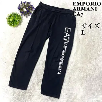 [ 인기 ] 엠포리오 아르마니 스웨트 팬츠 이지 팬츠 블랙 이글 로고