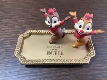 칩 & 데일 미니 피규어 호텔맨 트레이 디즈니 스토어