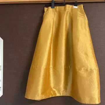 ships 플레어 롱 스커트 골드