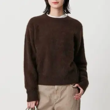 [새상품] beauty&youth 폭스 캐시미어 블렌드 크루넥 니트