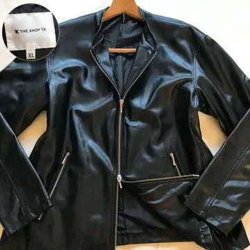 새상품급 다케오 키쿠치 라이더 자켓 더블 지퍼 고급스러움 블랙