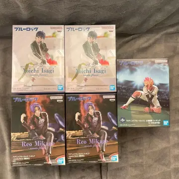 블루 록 피규어 5개 세트 이사기 요이치, 미카게 레오, 시도 류세이