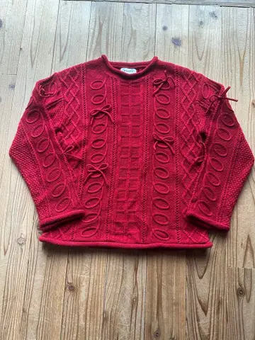 Kurukuru ribbon loose knit