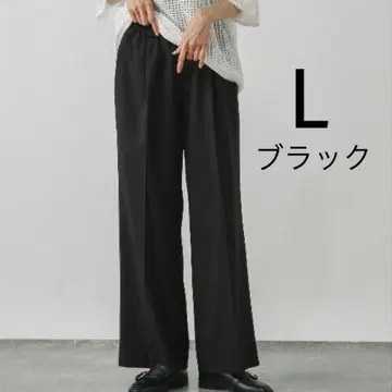 글로벌 워크 깔끔한 이지 팬츠 블랙 L